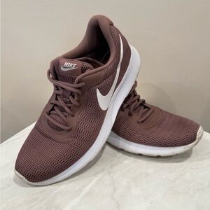 Nike Women’s Sneakers Mauve Brown with White Swoosh